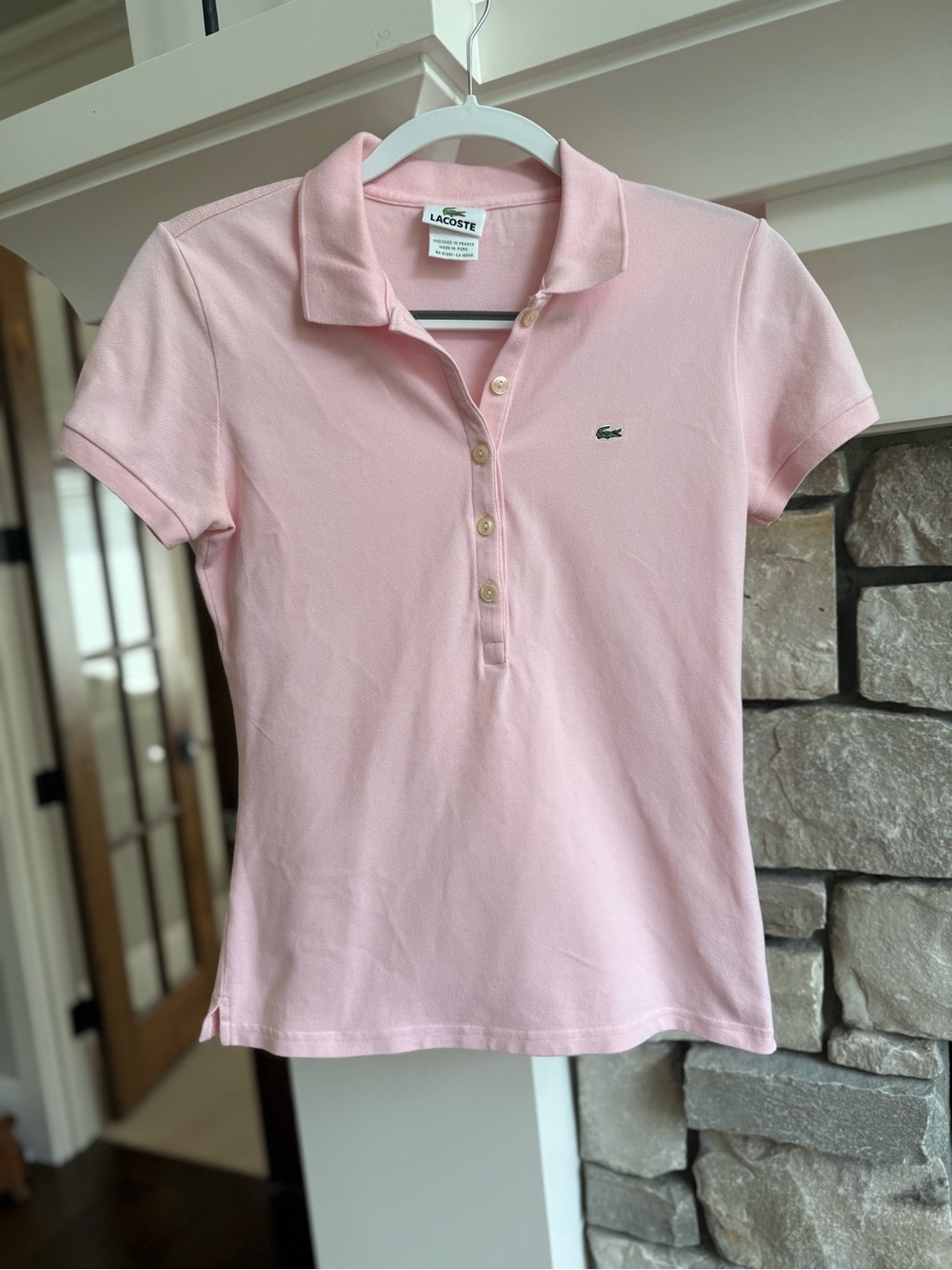 Lacoste Light Pink Short-Sleeve Polo